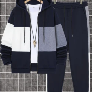 2-piece men's sweatshirt and sweatpants set